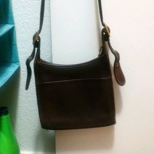 All leather Coach bag. Vintage. 80s at least.